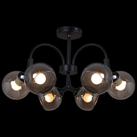 Люстра на штанге Reluce 01268-0.3-06 BK+CR