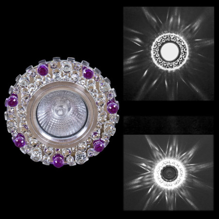 Встраиваемый светильник Reluce 00755-9.0-001CN MR16+LED3W CL+PP