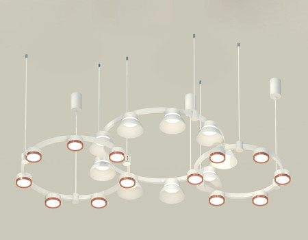 Комплект подвесного светильника Ambrella Light Techno Ring XR92082020 (A9208x3, C9241, C9236, C9231, N8126, N8140)