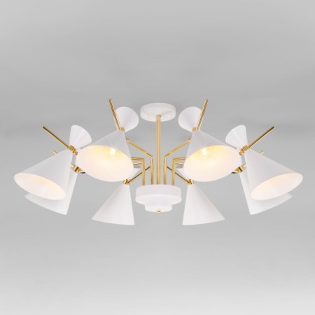 Люстра на штанге Eurosvet 70114/8 белый Smart a047643