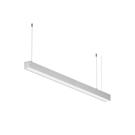 Линейный подвесной светильник Maytoni Technical 4000K 50x50 (Серебро, 1 м) LL312020