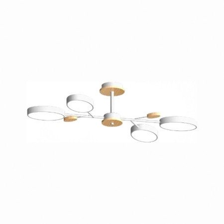 Люстра на штанге LED4U L3219-830 WH