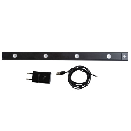 Мебельный светильник Uniel ULI-F50-5W/4000K SENSOR IP40 BLACK UL-00011957