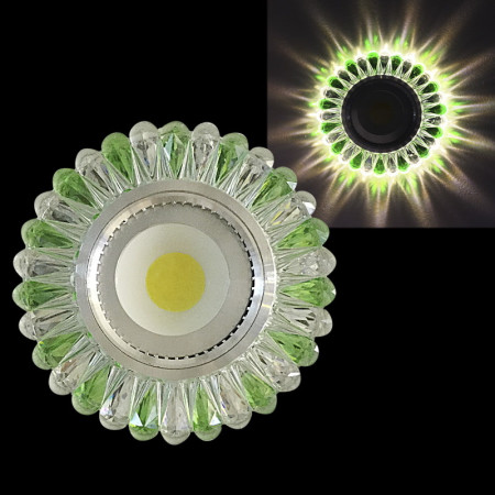 Встраиваемый светильник Reluce 42230-9.0-001PL MR16+LED3W CL/LGN