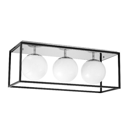 Потолочный светильник Lumina Deco Maldini LDC 8060-3 CHR+BK