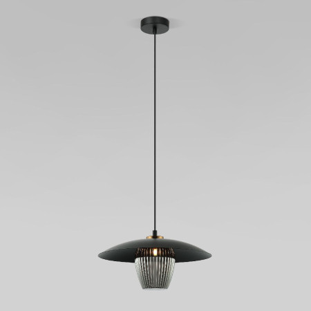 Подвесной светильник Eurosvet Kamari 50259/1 черный/дымчатый a064946