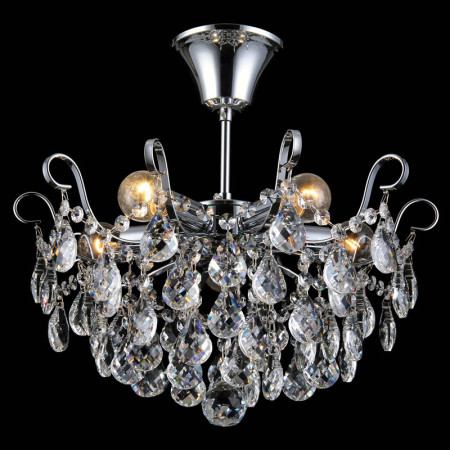 Люстра на штанге Natali Kovaltseva HAPPY DIAMONDS I 11546/5C CHROME