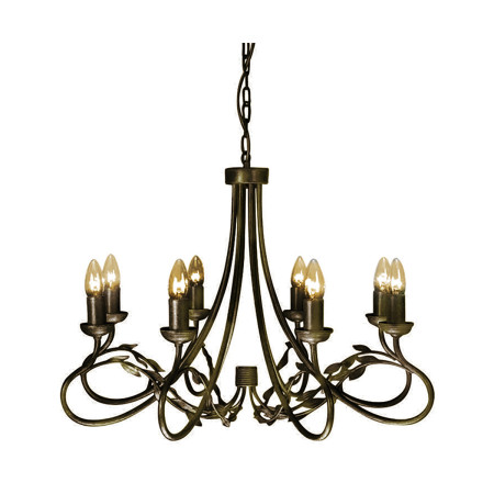 Подвесная люстра Elstead Lighting OV8-BLK-GOLD