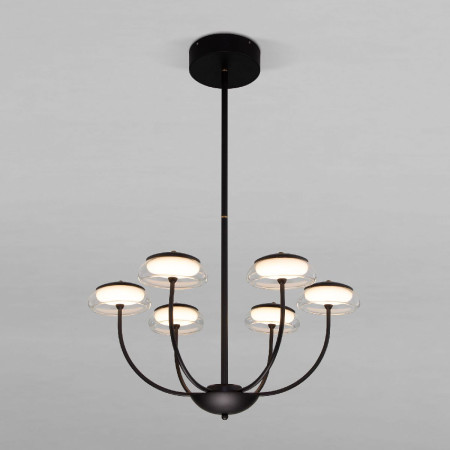 Люстра на штанге Eurosvet Fungo 50388 LED черный a068861