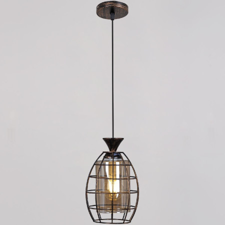 Подвесной светильник Reluce 03525-0.9-01 BK+GD