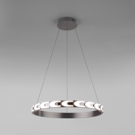 Подвесной светодиодный светильник Eurosvet Chain 90164/1 сатин-никель