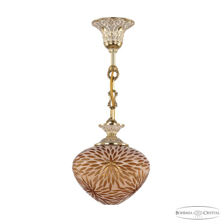 Подвесной светильник Bohemia Ivele Crystal 7003P/18 GW Amber-White/H-1A