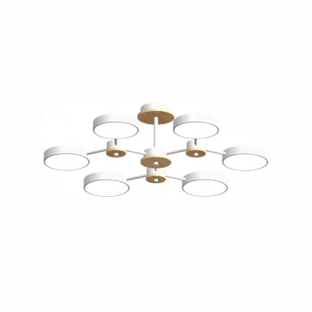 Люстра на штанге LED4U L3216-730 WH