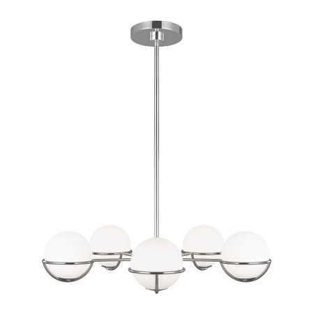 Люстра на штанге Feiss Apollo (fe) FE-APOLLO5-PN