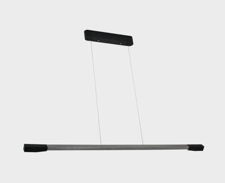 Линейный подвесной светильник Italline IT013-6020 black/silver 3000K