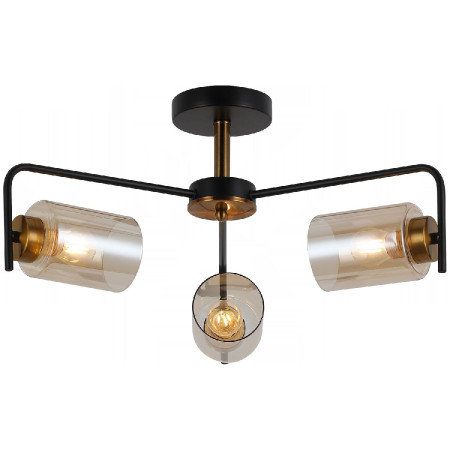 Люстра на штанге Illumico IL8248-3COU-79 BK GD