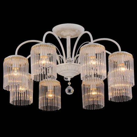 Люстра на штанге Natali Kovaltseva OLBIA 11397/8C GOLD IVORY