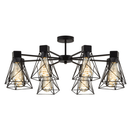 Потолочная люстра Eurosvet Trappola 70107/8 черный