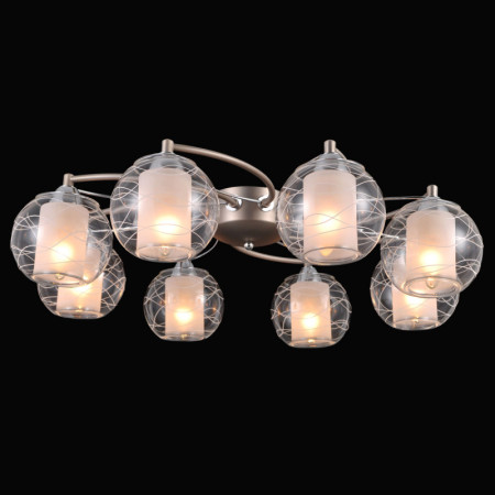 Накладная люстра Natali Kovaltseva TWIN 75089/8C NICKEL, CHROME