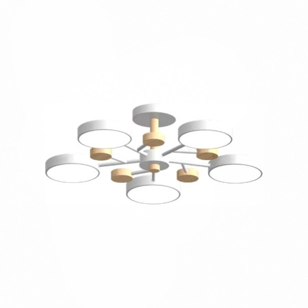 Люстра на штанге LED4U L3204-620 WH