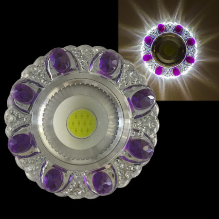 Встраиваемый светильник Reluce 42246-9.0-001PL MR16+LED3W CL/PP