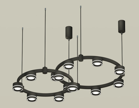 Комплект подвесного светильника Ambrella Light Techno Ring XR92091004 (A9209x2, C9238, C9232, N8434)