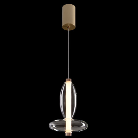 Подвесной светильник Crystal Lux QUASAR SP7W LED TRANSPARENT