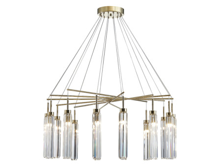 Подвесная люстра Newport 4524+10/S gold М0068063