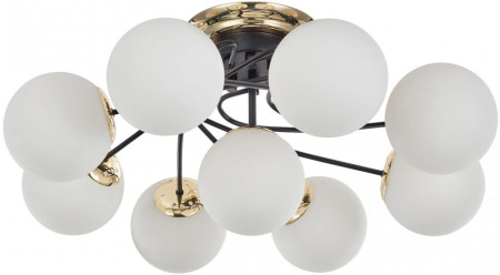 Потолочная люстра Arte Milano 276408/8+1 BK/GD