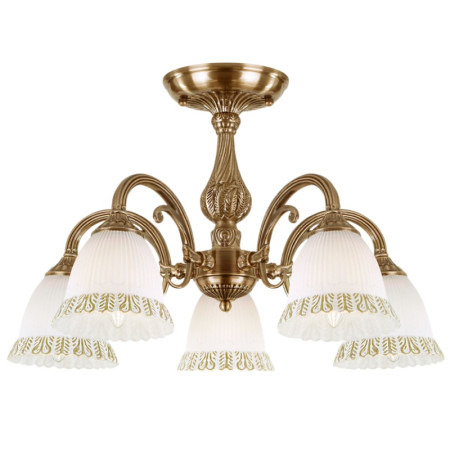 Люстра на штанге Eurosvet 60107/5 античная бронза