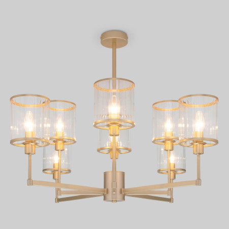 Люстра на штанге Eurosvet Inari 60144/8 золото Smart a061943