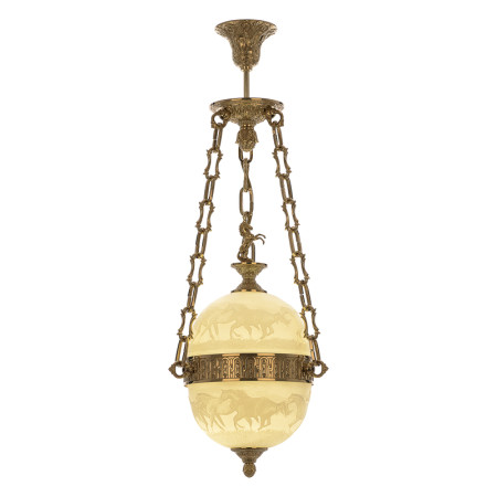 Подвесной светильник Bohemia Ivele Crystal 71000P/20 G Horse FH1S