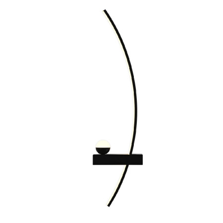 Настенный светильник Escada Ray 10220/2LED Black R