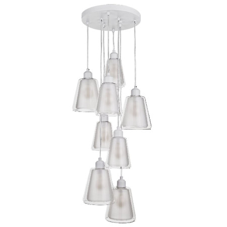 Каскадная люстра 33 Идеи PND180.08.01.001.WH-M38TR