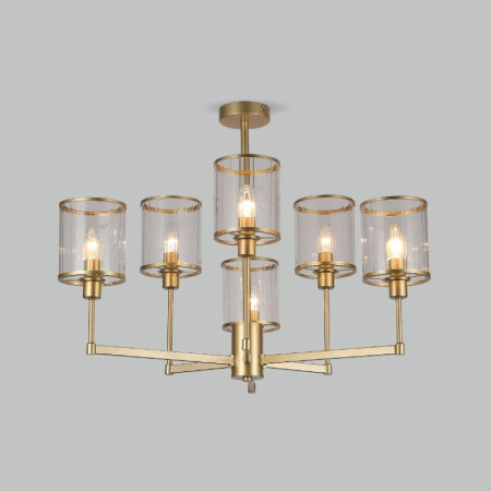 Люстра на штанге Eurosvet Inari 60144/6 золото Smart a061942