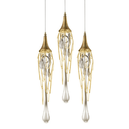 Подвесной светильник DeLight Collection Goddess Tears P68009L-3/R gold