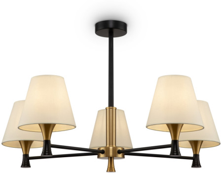 Люстра на штанге Freya Perfetto FR5098PL-05BBS