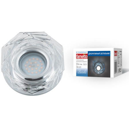 Встраиваемый светильник Fametto Luciole DLS-L122 GU5.3 GLASSY/CLEAR UL-00000369