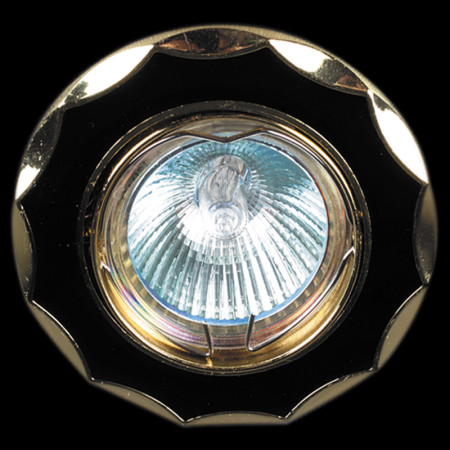 Встраиваемый светильник Reluce 01001-9.0-001AK MR16 BK+GD