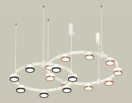 Комплект подвесного светильника Ambrella Light Techno Ring XR92081210 (A9208x2, C9241,C9236,N8113,N8126)