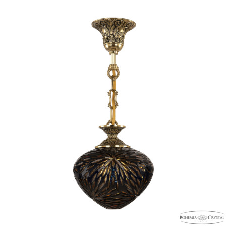 Подвесной светильник Bohemia Ivele Crystal 7003P/18 GB Amber-Blue/H-1A