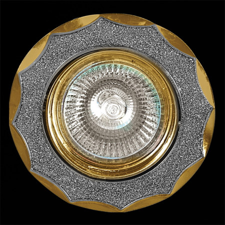 Встраиваемый светильник Reluce 01001-9.0-001AK MR16 SS+GD