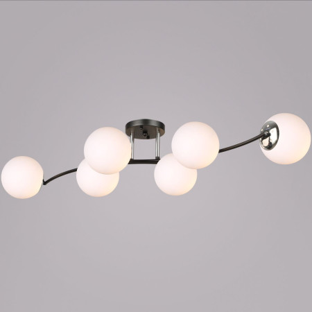 Потолочная люстра Reluce 02318-0.3-06 BK+CH