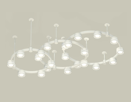 Комплект подвесного светильника Ambrella Light Techno Ring XR92212250 (A9221, A9226, C9241, C9232, C9236, C9231, N8433)