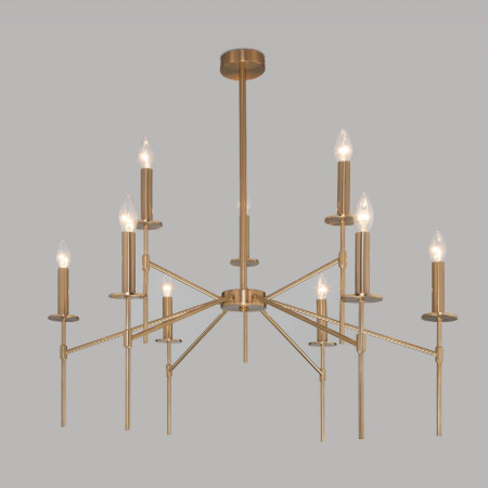 Люстра на штанге Eurosvet Anders 60142/9 латунь Smart a061931