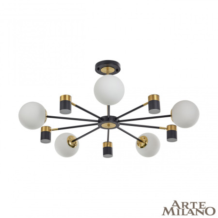 Люстра на штанге Arte Milano Ferrara 274802/10 BK/GD