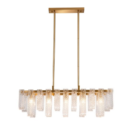 Люстра на штанге Indigo Brina 12027/10PL Brass V000367