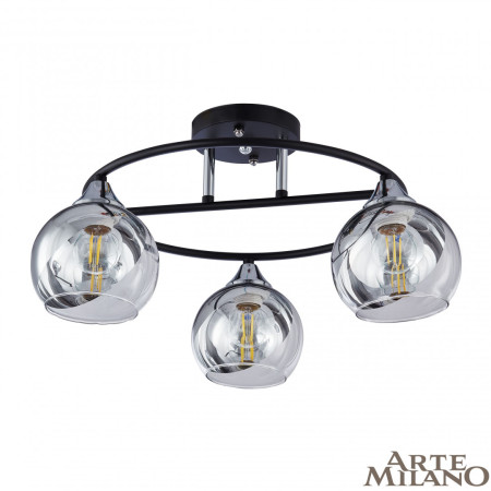 Потолочная люстра Arte Milano Amalfi 322403/3 BK+CR