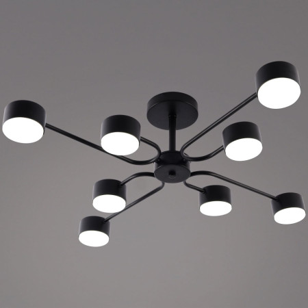 Люстра на штанге Reluce 03708-0.3-08 BK GX53