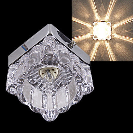 Встраиваемый светильник Reluce 17944-9.5-001HB(with base) G9 CR